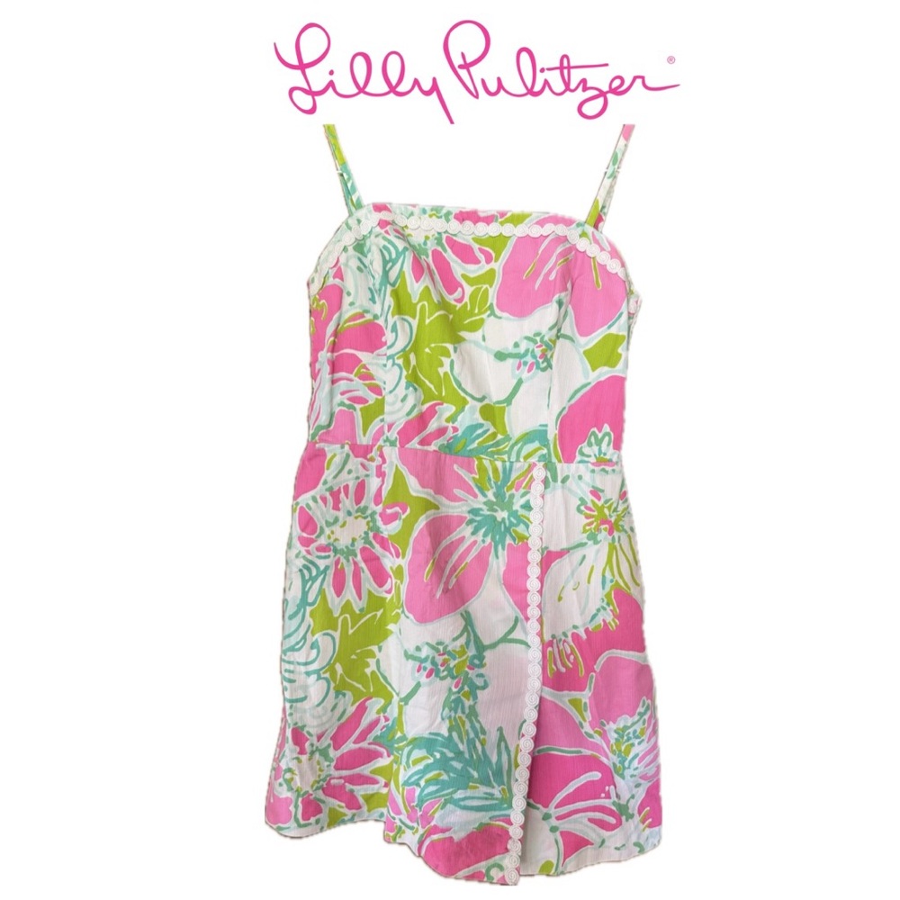 Lilly Pulitzer Jesse Pink Dress Romper in size 00